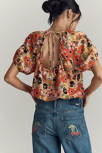 MOTHER the Party Back Blouse