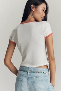 MOTHER The Itty Bitty Ringer Tee