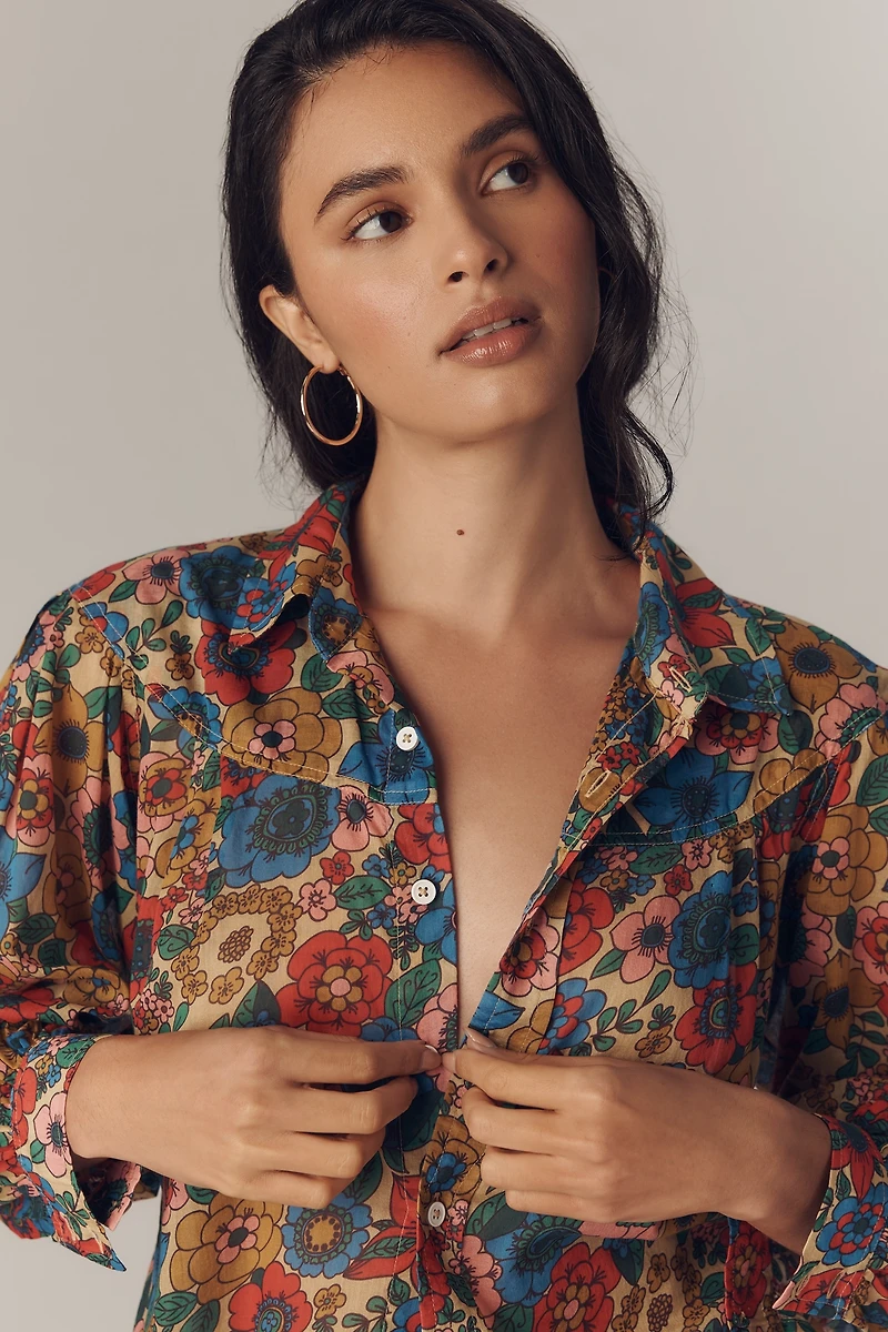 MOTHER The Rhapsody Exes Buttondown Blouse