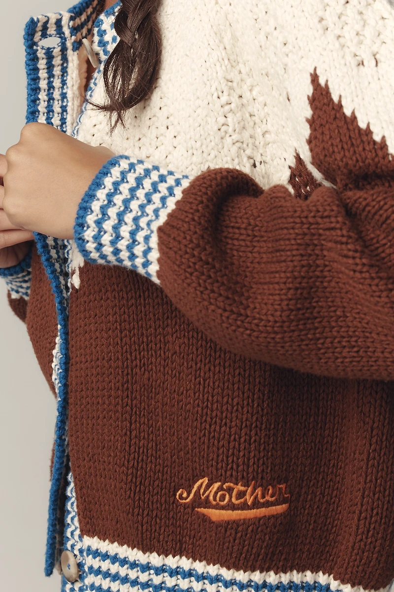 MOTHER Raglan Cardigan Sweater