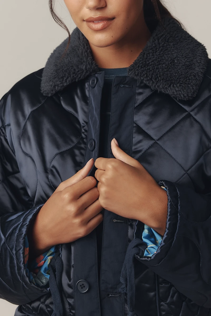 MOTHER Army Brat Quilted Jacket