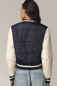 MOTHER Pillow Talk Letterman Jacket