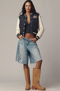 MOTHER Pillow Talk Letterman Jacket