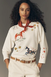 MOTHER The Footballer Long-Sleeve Graphic Tee