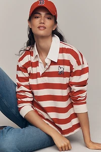 MOTHER The Boxy Rugby Pullover