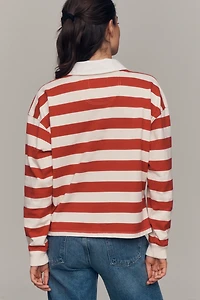 MOTHER The Boxy Rugby Pullover