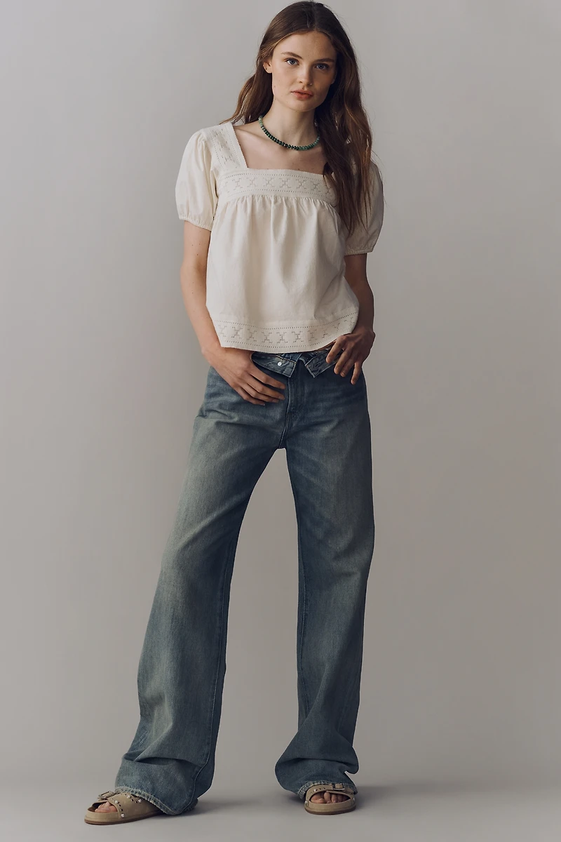 MOTHER Memory Lane Short-Sleeve Top