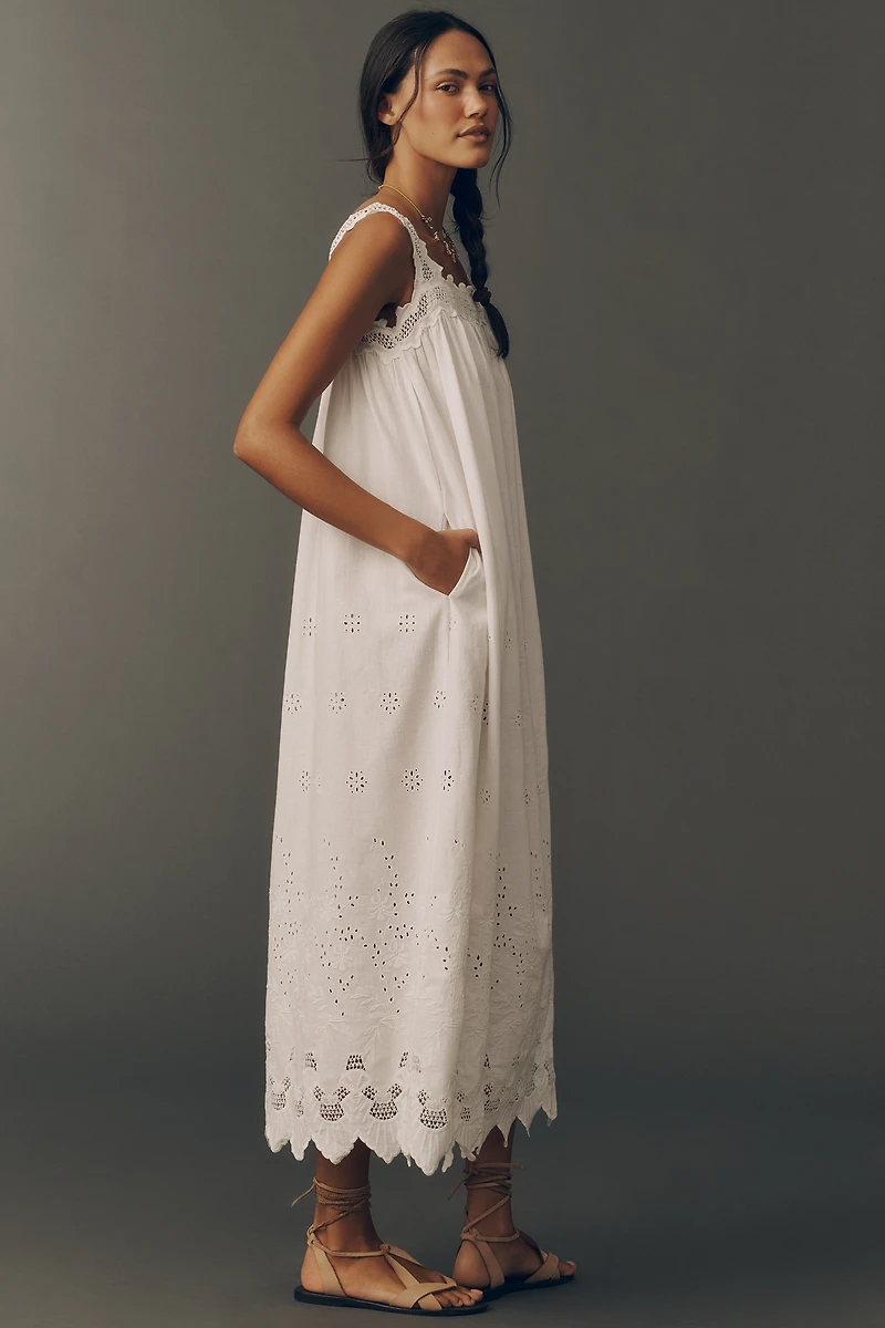 MOTHER The Lullaby Midi Dress