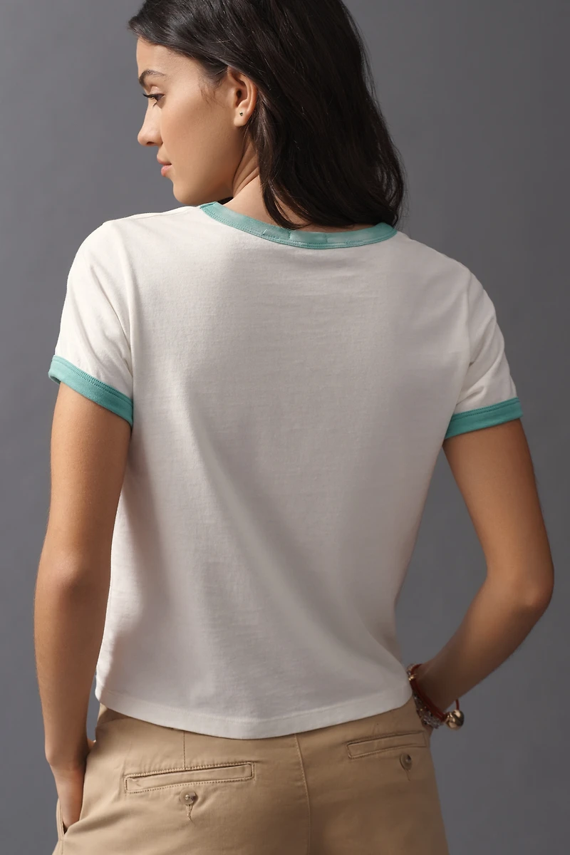 MOTHER The Itty Bitty Ringer Cotton Tee