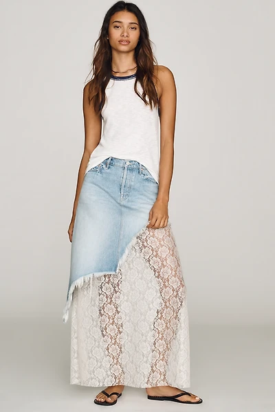 MOTHER Peek-a-Boo Skirt