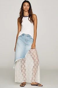 MOTHER Peek-a-Boo Skirt