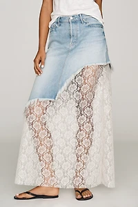 MOTHER Peek-a-Boo Skirt