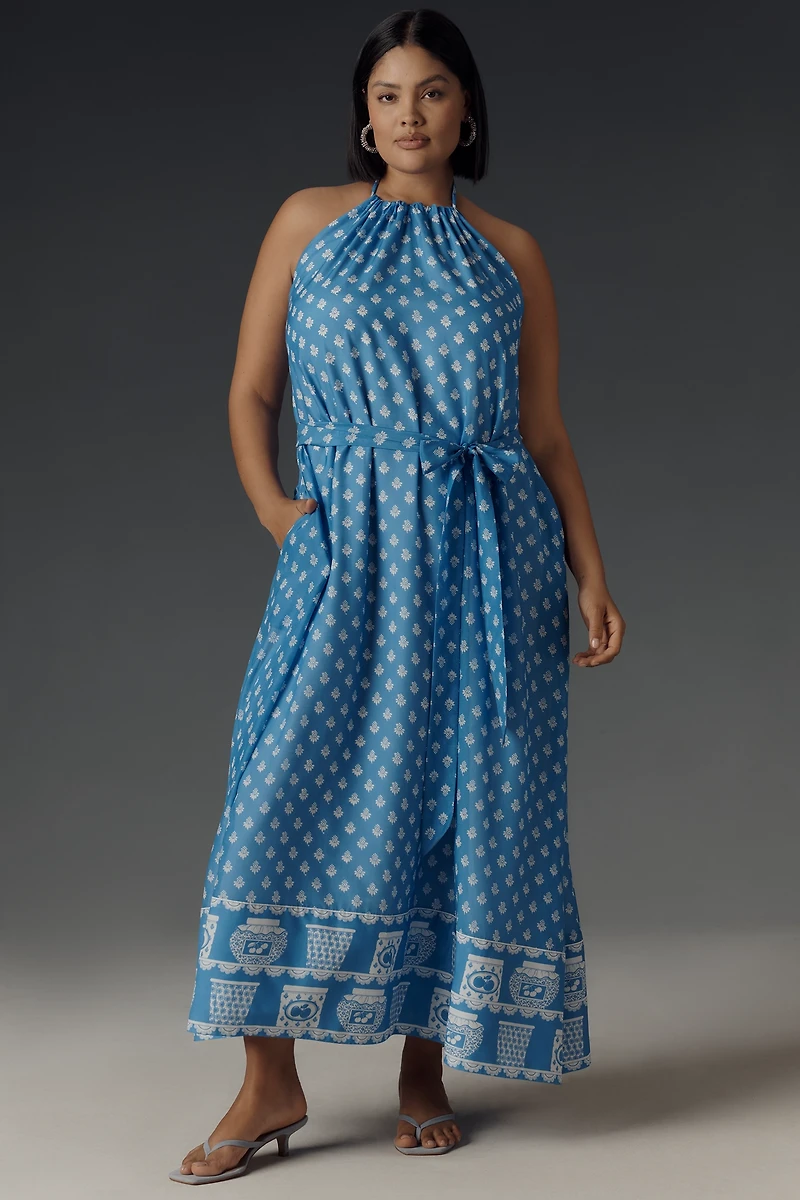 Rachel Antonoff Rainey Halter Maxi Dress