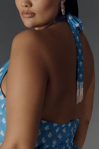 Rachel Antonoff Rainey Halter Maxi Dress