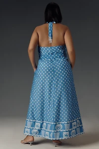 Rachel Antonoff Rainey Halter Maxi Dress