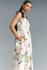 Rachel Antonoff Mindy Smocked Midi Dress