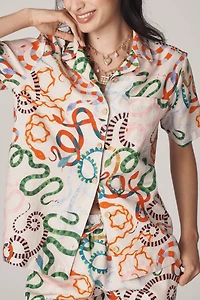 Rachel Antonoff Linen Cotton James Shirt