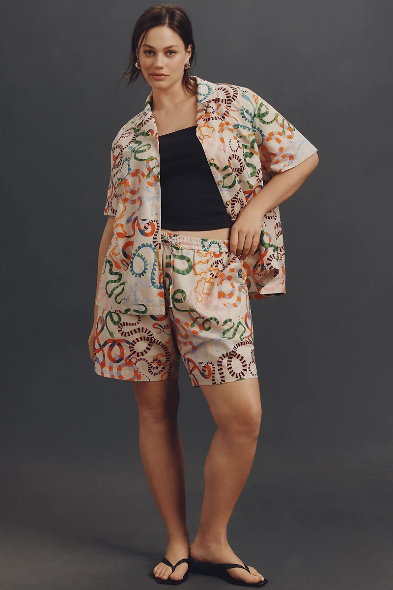 Rachel Antonoff Linen Cotton James Shirt