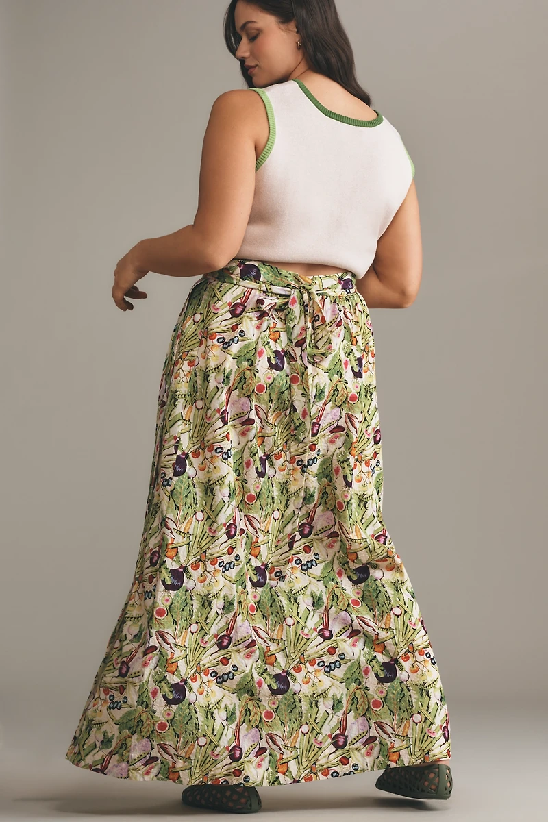 Rachel Antonoff Benny Maxi Wrap Skirt