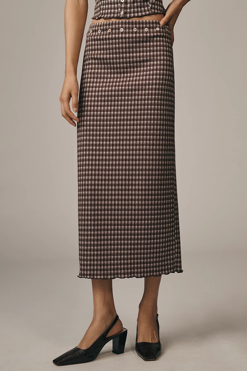 Lisa Says Gah Sammy Knit Midi Skirt
