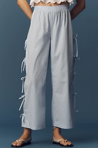 Lisa Says Gah Evelyn Cotton Tie Pants