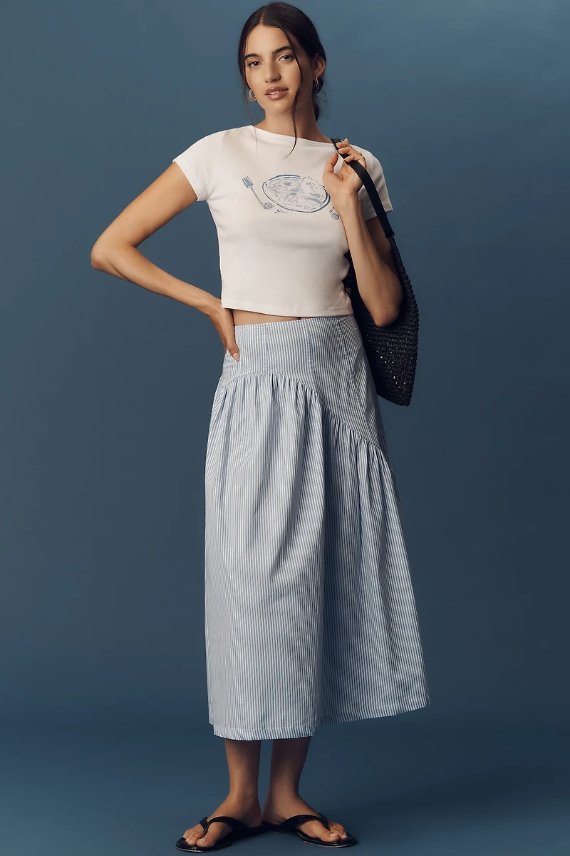 Lisa Says Gah Maeve Cotton Midi Skirt