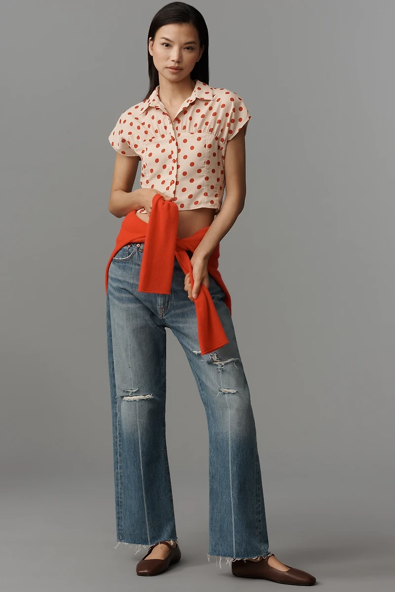 Lisa Says Gah Joanie Polka Dot Blouse