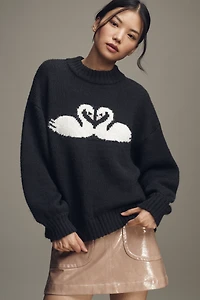 Lisa Says Gah Cory Mock-Neck Sweater