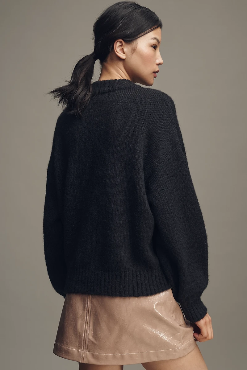 Lisa Says Gah Cory Mock-Neck Sweater