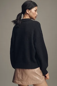 Lisa Says Gah Cory Mock-Neck Sweater