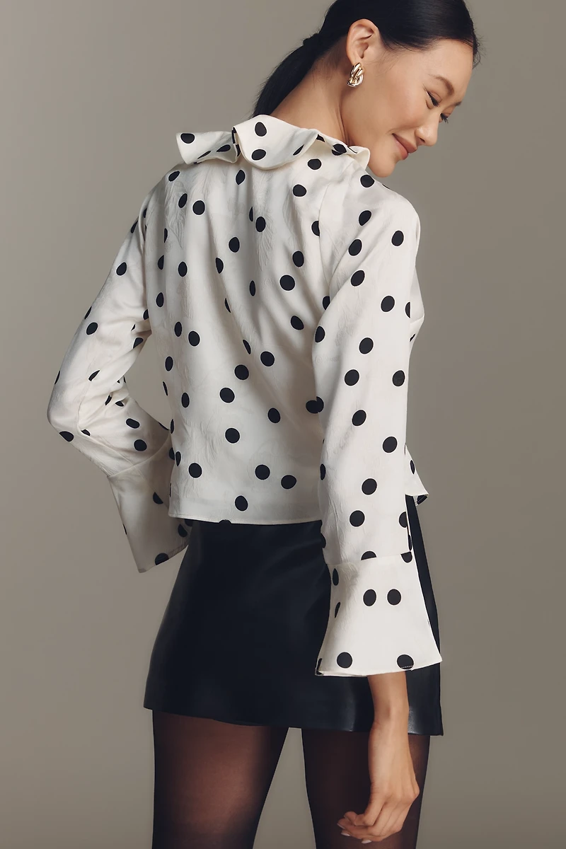 Lisa Says Gah Ricki Long-Sleeve Wrap Top