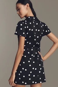 Lisa Says Gah Alexa Short-Sleeve Mini Shirt Dress