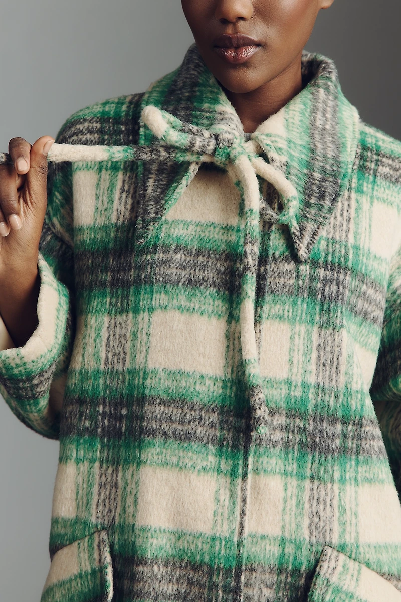 Lisa Says Gah Chelsea Plaid Coat