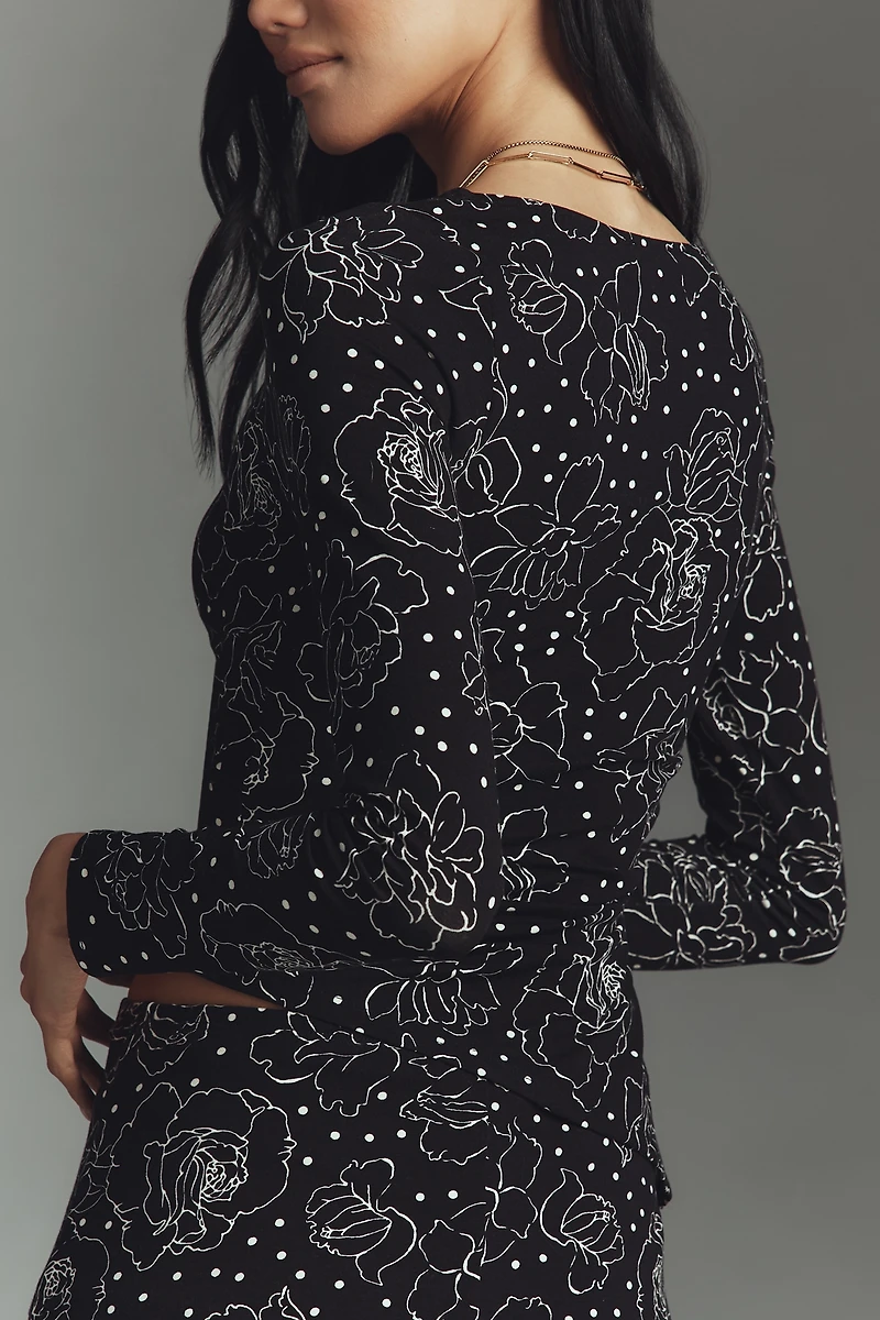 Lisa Says Gah Emma Long-Sleeve Mini Dress