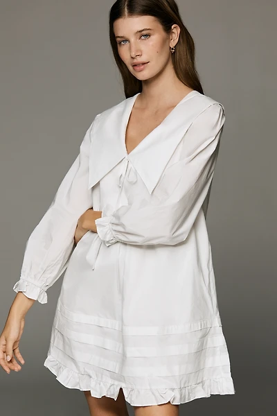 Lisa Says Gah Leigh Long-Sleeve Mini Swing Dress