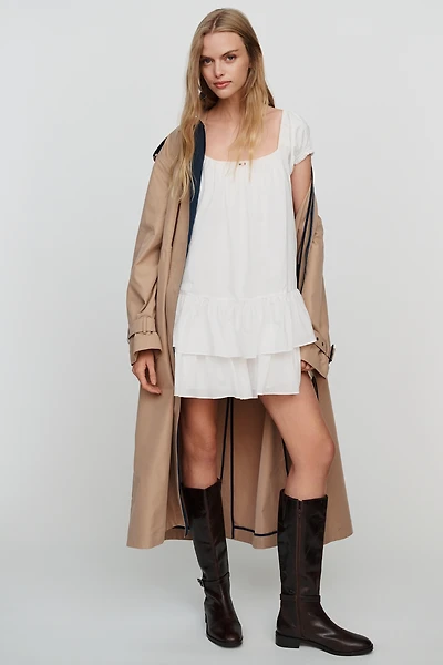 Lisa Says Gah Sabrina 100% Cotton Mini Dress
