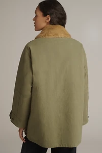 THE GREAT. Quilted Liner Parka Jacket