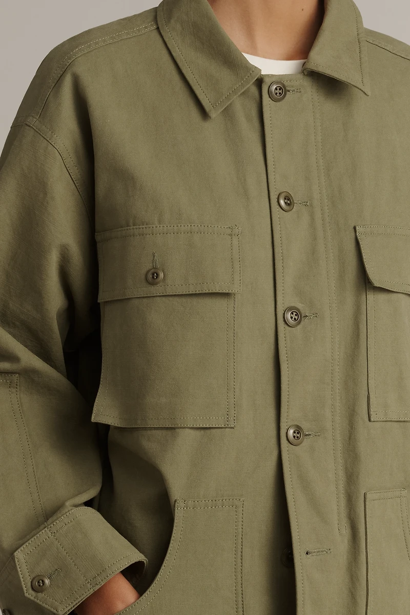 THE GREAT. Quilted Liner Parka Jacket