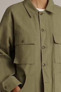 THE GREAT. Quilted Liner Parka Jacket