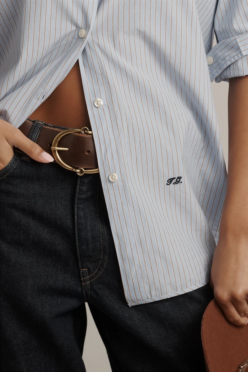 THE GREAT. Menswear Buttondown Shirt