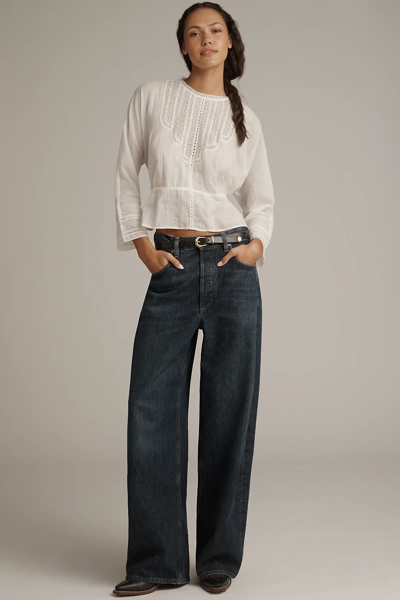 THE GREAT. Victorian Lace Top