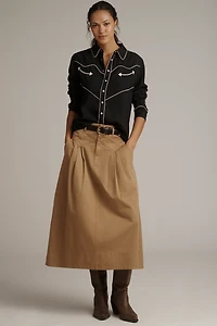 THE GREAT. Western Buttondown Shirt