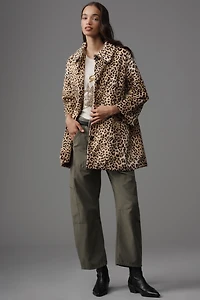 THE GREAT. Printed Car Coat