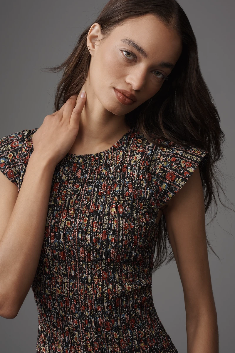 THE GREAT. Paramour Belted Maxi Dress