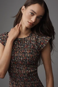 THE GREAT. Paramour Belted Maxi Dress