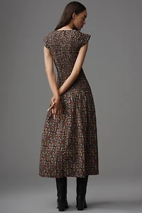 THE GREAT. Paramour Belted Maxi Dress