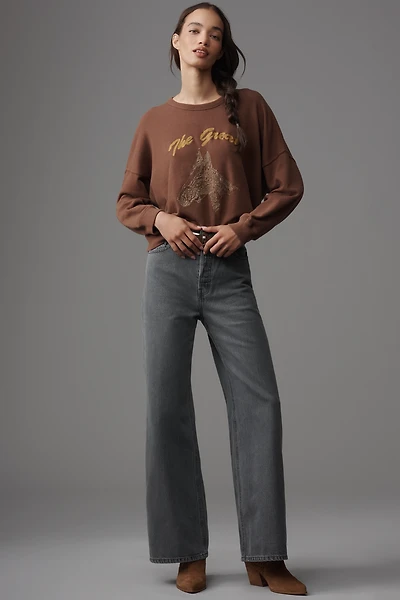 THE GREAT. Wide-Leg Slouchy Jeans