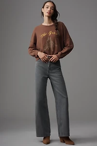 THE GREAT. Wide-Leg Slouchy Jeans