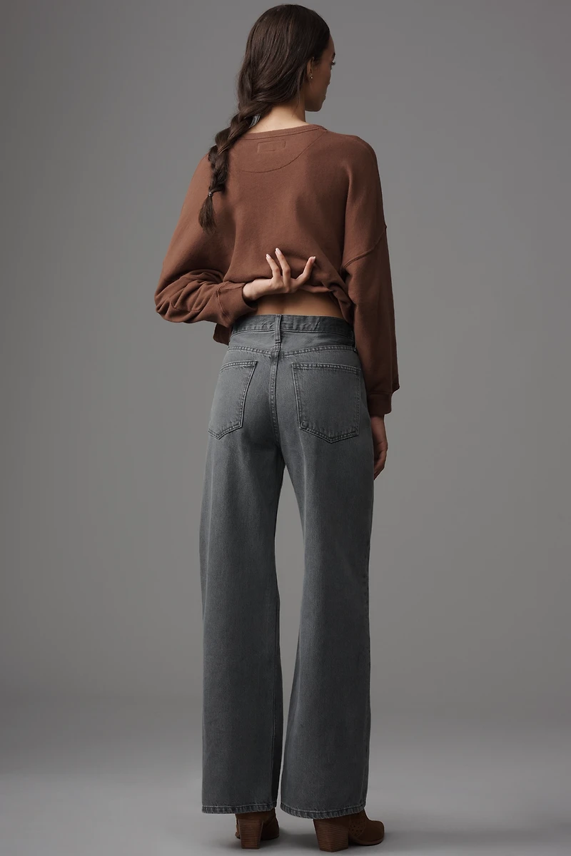 THE GREAT. Wide-Leg Slouchy Jeans
