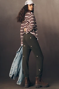 The GREAT. Stadium Embroidered Sweatpants